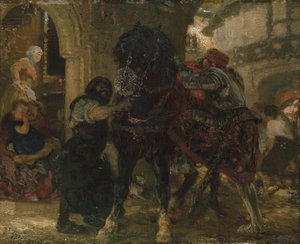 Der Ritter in der Schmiede, 1865
