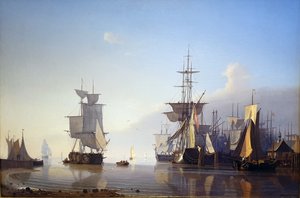 Marine mit Segelschiffen