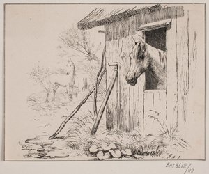 Das Mühlenpferd von Johan Adolph Kittendorff