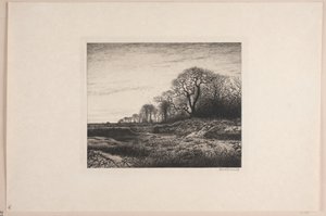 Februarabend von Adolph Larsen
