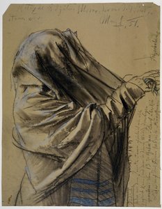 Gewand eines Rabbiners von Adolph Menzel
