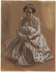 Die Schwester des Künstlers Emilie