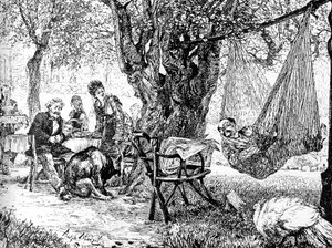 Die Siesta von Adolph Menzel