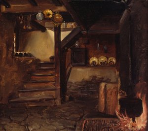 Deutsche Küche von Adolph Tidemand