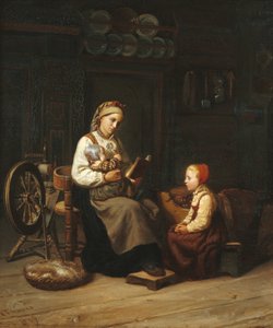 Die Mutter lehrt