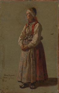 Thora Ingebretsdatter Gulsvig von Adolph Tidemand