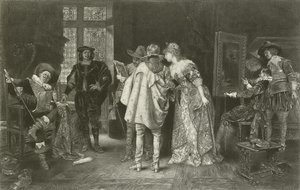 Kenner im Atelier von Rembrandt von Adolphe Alexandre Lesrel