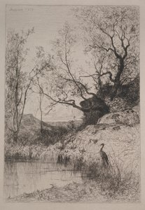 Ein Teich, 1867 von Adolphe Appian