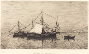 Fischerboot von Adolphe Appian