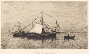 Fischerboot von Adolphe Appian