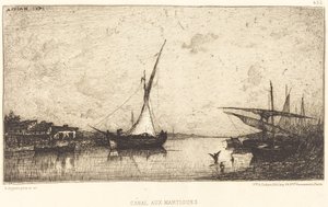 Kanal bei Martiques von Adolphe Appian