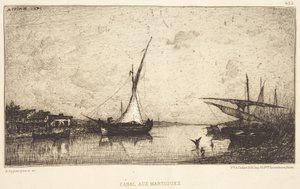 Kanal bei Martiques von Adolphe Appian