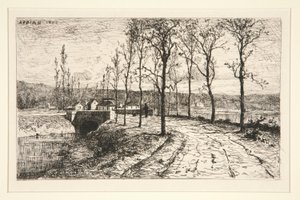 Dorfeingang von Adolphe Appian