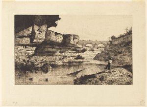 Pont de Hauteville von Adolphe Appian