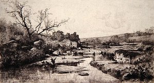 Quelle des Albarine-Flusses