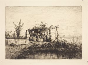 Eine Moria in Bordiquier (Italien) von Adolphe Appian