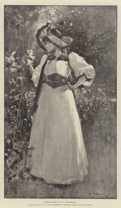 Amreis Garten, aus dem Bild in der Winterausstellung der Royal Society of British Artists von Adolphe Birkenruth