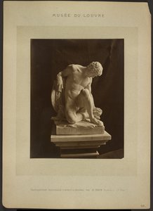 Sterbender Gladiator, Musée du Louvre von Adolphe Braun