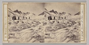 Nr. 1198 Gletscher von Oberaar von Adolphe Braun