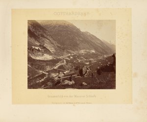 Gotthardbahn: Gesamtbild von der Wasener Schleife