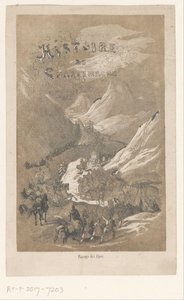 Titelblatt für: Histoire de Charlemagne, ca. 800 (Histoire de Charlemagne / Passage des Alpes)