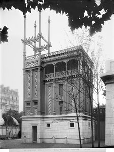 Phönizisches Haus, Weltausstellung, Paris, 1889 von Adolphe Giraudon