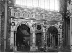 Portikus des Silberschmiedepavillons auf der Weltausstellung, Paris, 1889 von Adolphe Giraudon