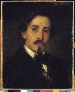 Vermutetes Porträt des Malers Ferdinand Viola, 1859 von Adolphe Joseph Thomas Monticelli