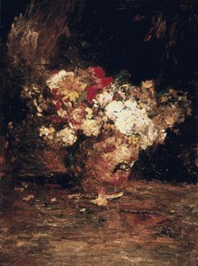 Blumenvase, ca. 1880 von Adolphe Joseph Thomas Monticelli