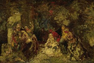 Frauen in einem Wald