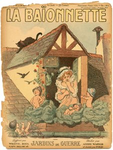 Cover von „La Baionnette“, Satirisch in Farben