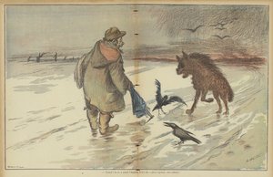 Illustration für Le Rire von Adolphe Leon Willette