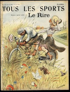 Illustration von Adolphe dit Willette (1857-1926) für das Titelblatt von Le Lire, Nr. 20 von Adolphe Leon Willette