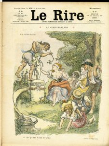 Illustration von Adolphe dit Willette für das Cover von Le Rire