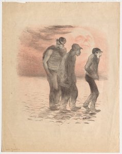 Pariser Szenen und Mörder von Adolphe Leon Willette