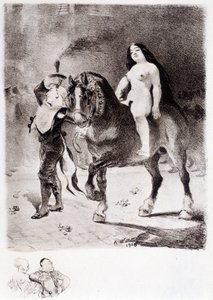 Stolz - Zeichnung von Willette