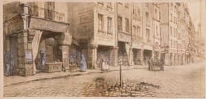 Eine Straße von Adolphe Martial Potemont