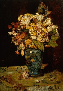 Blumen in einer blauen Vase, 1879-1883