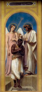 Die Taufe des Eunuchen von Adolphe Roger