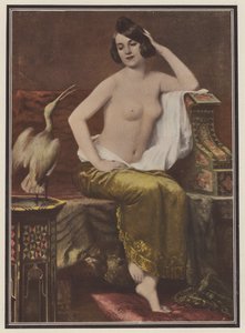 Der Favorit, Frau mit einem Vogel von Adolphe Weisz