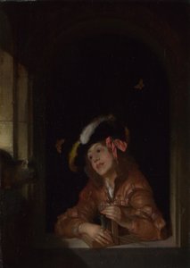 Ein Junge mit einer Mausefalle, 1678