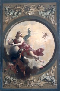 Flora mit blumenstreuenden Putti, 1696