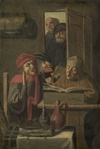 Musikalische Gesellschaft von Adriaen (after) Brouwer