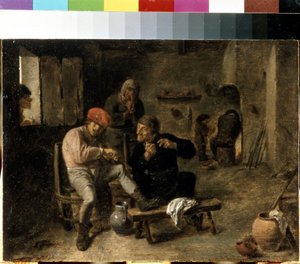 Dorfszene in der Taverne von Adriaen Brouwer