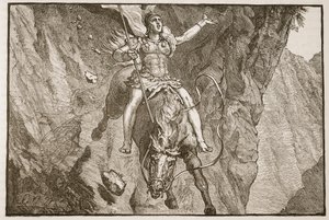 Das Opfer des Curtius von Adriaen Brouwer