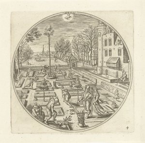 April von Adriaen Collaert