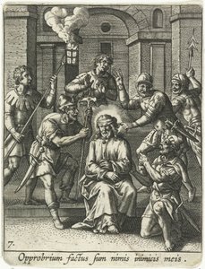 Verspottung Christi von Adriaen Collaert