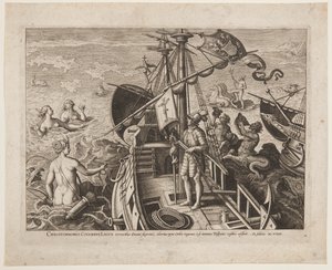 Christoph Kolumbus von Adriaen Collaert