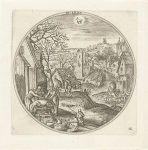 Dezember von Adriaen Collaert