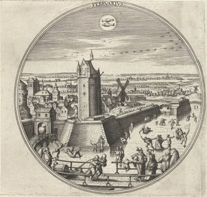 Februar von Adriaen Collaert